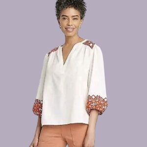 Knox Rose Bohemian Red Geometric Print sz XL